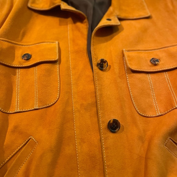 CAROLINA HERRERA SIENNA COLOR SUADE JACKET - Picture 2 of 5